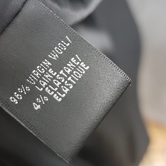 Lafayette 148 New York Stretch Virgin Wool 3-button Blazer Black Women's SZ 12 - Picture 8 of 8